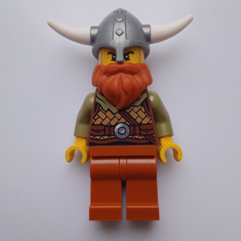 Lego Viking, Dark Orange Beard