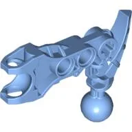 Large Figure Skeletal, Limb, Angular with Ball Joint and Ball Socket (Av-Matoran) / Medium Blue