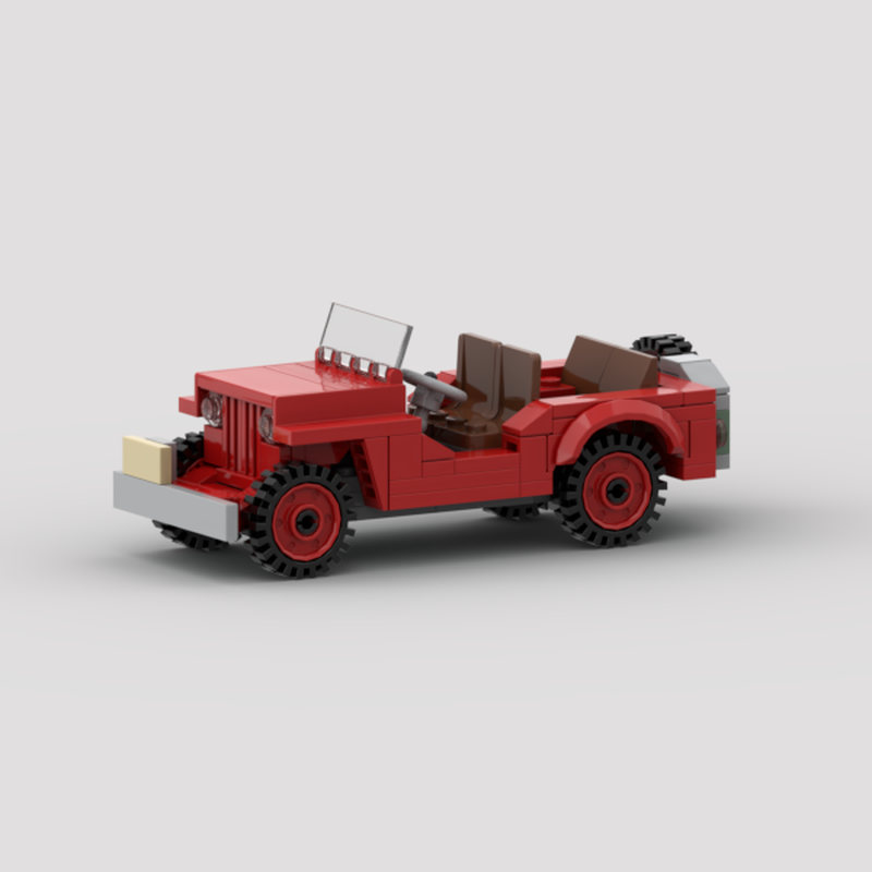 Lego JEEP WILLY "TinTin" EDITION