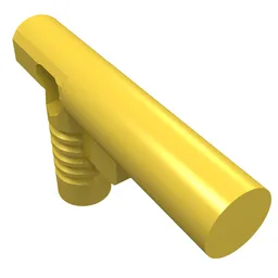 Equipment Hose Nozzle / Gun with Side String Hole Simplified / Yellow