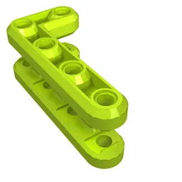 Technic Beam 3 x 7 L-Shape Double / Lime