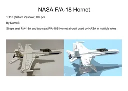 DamoB's NASA F/A 18 Hornet mission support aircraft