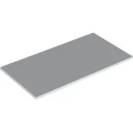 Tile 8 x 16 with Bottom Tubes / White