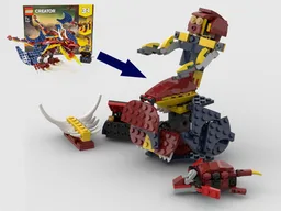 31102 Mermaid sitting on a rock Alternative Build
