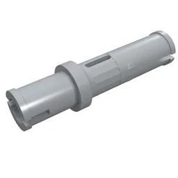 Technic Pin Long without Friction Ridges - Single Slot / Light Bluish Gray