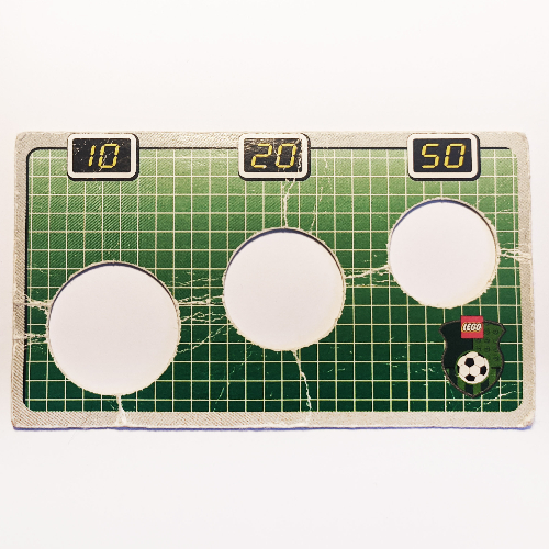 Lego Backdrop, Soccer Goals / [No Color/Any Color]