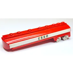 HO Scale Mercedes Tanker Trailer with 'ESSO' Print / Red