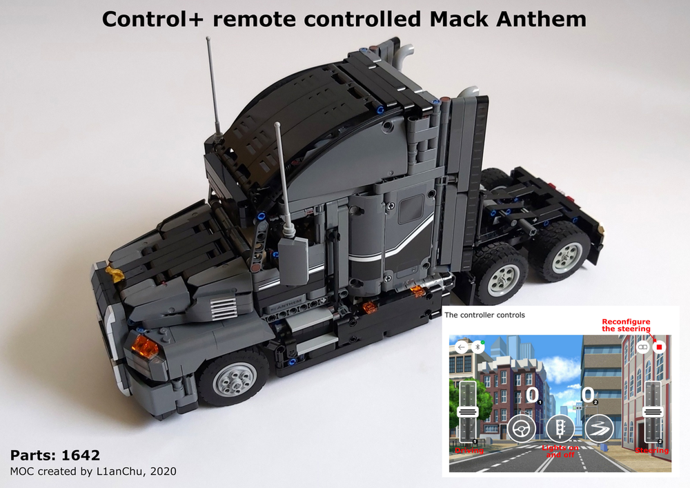 Lego Control+ Remote Controlled Mack Anthem (42078, Powered Up)