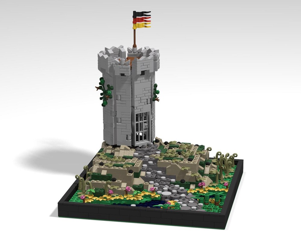 Lego Medieval Tower Diorama