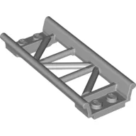Vehicle Track, Roller Coaster Straight 8L / Light Bluish Gray