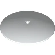 Dish 9 x 9 Inverted with Pin Hole (Radar) / White