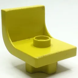 Duplo Chair 2 x 2 x 2 with One Stud / Duplo Lime