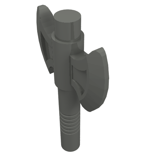 Lego Weapon Axe with Twin-Blade