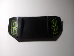 Technic, Panel Car Spoiler 3 x 8 with Three Holes and '65' with Lime Outline Pattern on Both Ends (Stickers) - Set 8496