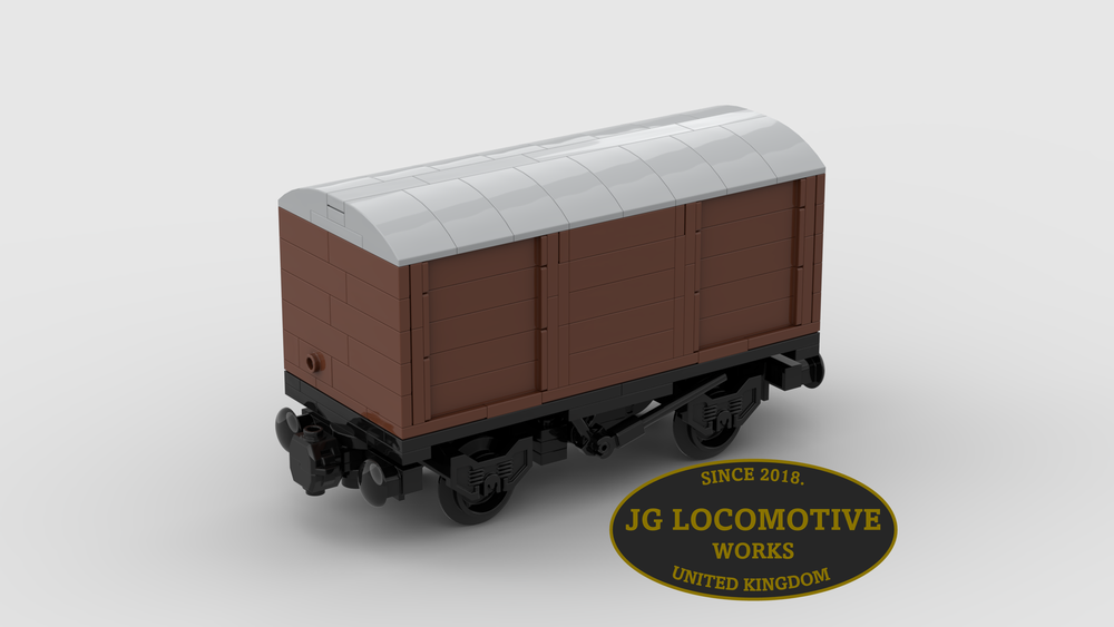 Lego British Rail Goods Van (7W)