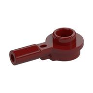 Lego Plate Special Round 1 x 1 with Hollow Stud and Horizontal Bar 1L / Dark Red