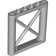 Support 1 x 6 x 5 Girder Rectangular / Light Bluish Gray