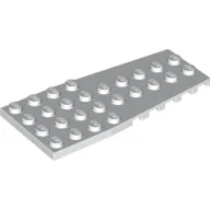 Wedge Plate 4 x 9 with Stud Notches / White