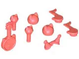 Minifigure, Utensil Gabby's Dollhouse Accessories, 8 in Bag (Multipack)