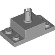 Lego Brick Special 2 x 4, with 2 x 2 Brick with Top Pin and 1 x 2 Side Plates