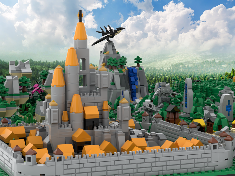 Lego Fantasy World | Build from 9 MOCs