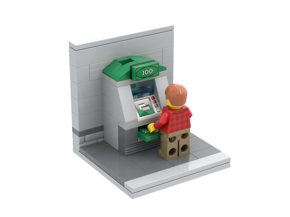 Lego Working cashmachine