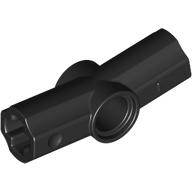 Lego Technic Axle and Pin Connector Angled #7 - 168.75° / Black
