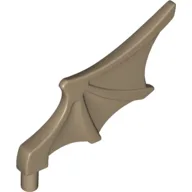 Animal Body Part, Bat Wing with Shaft [Chima Bat Wing] / Dark Tan