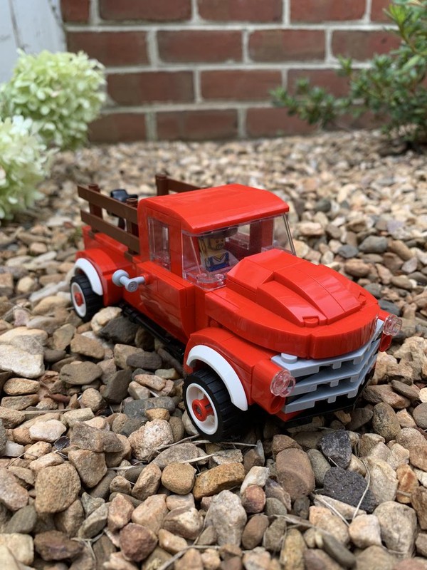 Lego Red Vintage Truck