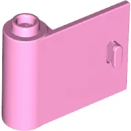 Door 1 x 3 x 2 Left - Open Between Top and Bottom Hinge / Bright Pink