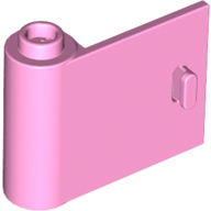 Lego Door 1 x 3 x 2 Left - Open Between Top and Bottom Hinge / Bright Pink