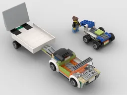 Car and Mow Trailer