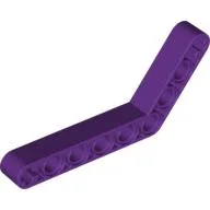 Technic Beam 1 x 9 Bent (6 - 4) Thick / Purple
