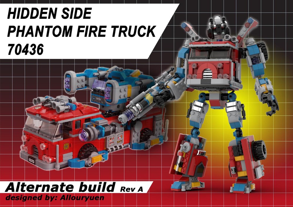 Lego Transformers X Hidden Side Mech