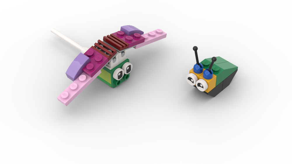 Lego 11014 Dragonfly and Snail