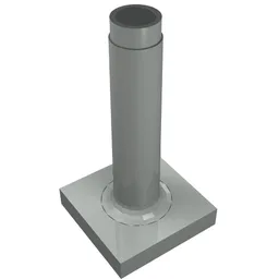 Duplo Sign Post Tall / Light Gray