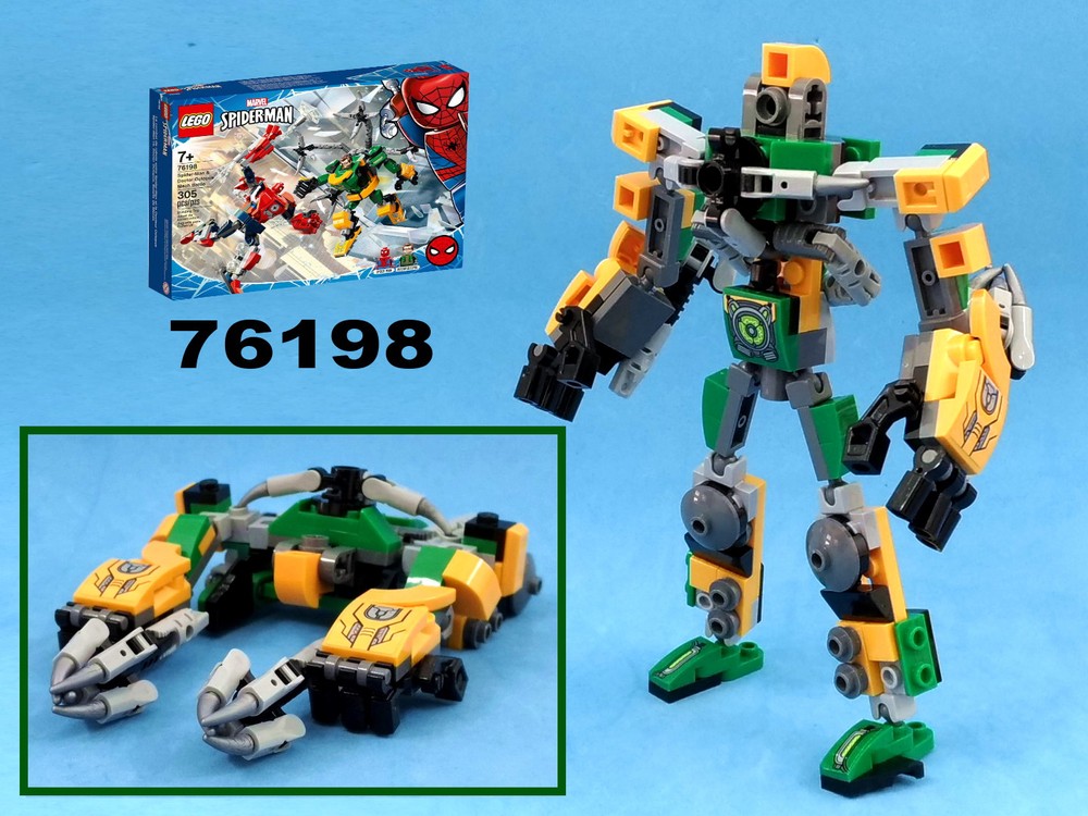 Lego Transformer Drill Tank from LEGO 76198: Spider-Man & Doctor Octopus Mech Battle