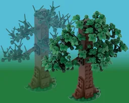 The tree with leaves of the Shire