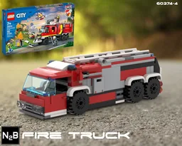Fire Truck - LEGO 60374 alternate build 4