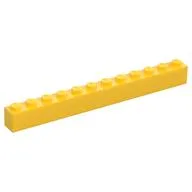 Brick 1 x 12 / Yellow