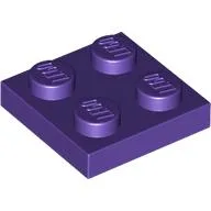 Plate 2 x 2 / Dark Purple
