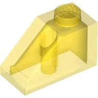 Brick Sloped 45° 2 x 1 with Bottom Pin / Trans-Yellow