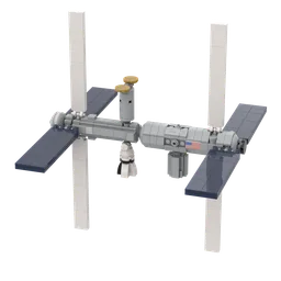 Northrop Grumman Commercial Space Station (1:220 scale - as ISS)
