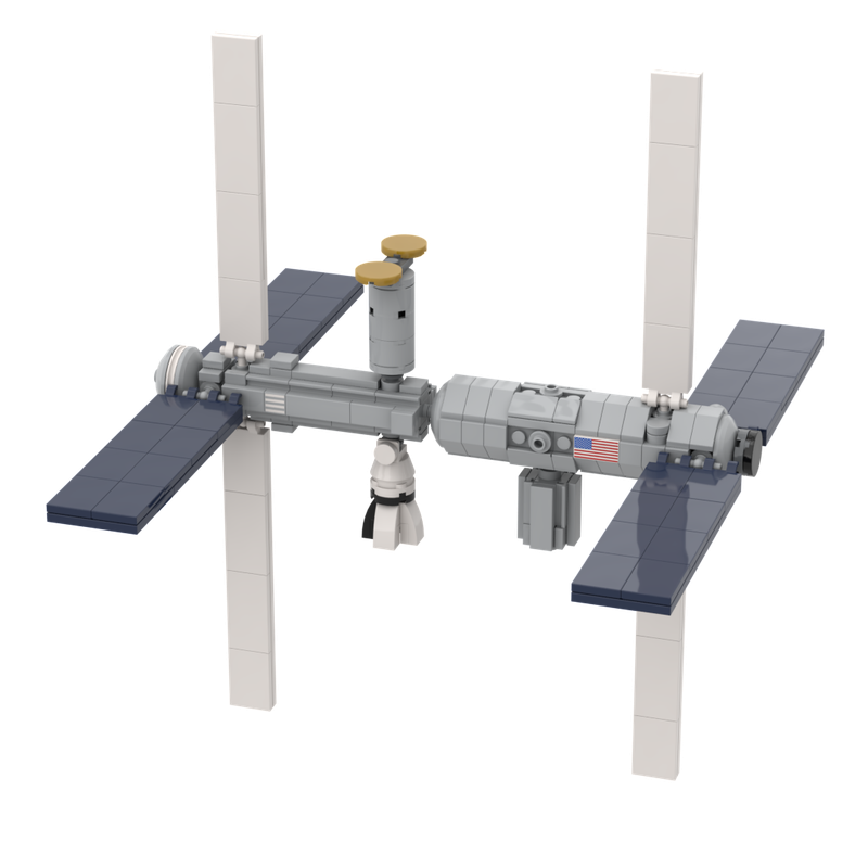 Lego Northrop Grumman Commercial Space Station (1:220 scale - as ISS)