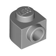 Lego Plate Special 1 x 1 x 2/3 Half Round with Side Stud / Light Bluish Gray
