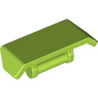 Lego Spoiler 2 x 4 with Handle [Plain] / Lime