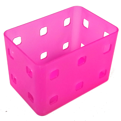 Lego Clikits Container, 6 x 9 x 5 with 20 Holes / Trans-Light Purple