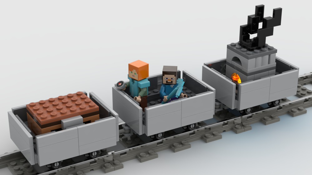 Lego 6-Wide Minecart