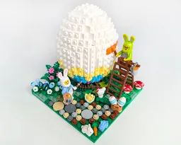 Painting Giant Easter Egg