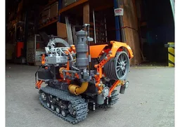 Steampunk Caterpillar Tractor